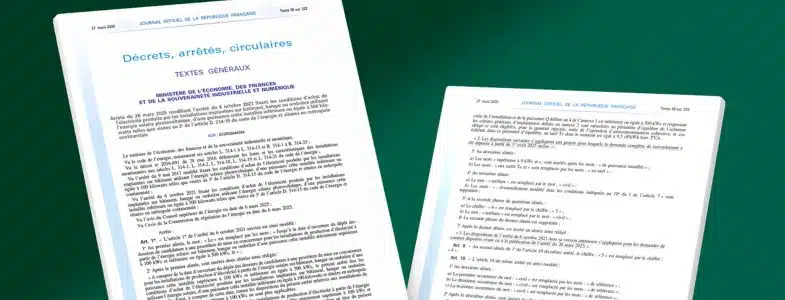 Arrêté modificatif S21 du 26 mars 2025