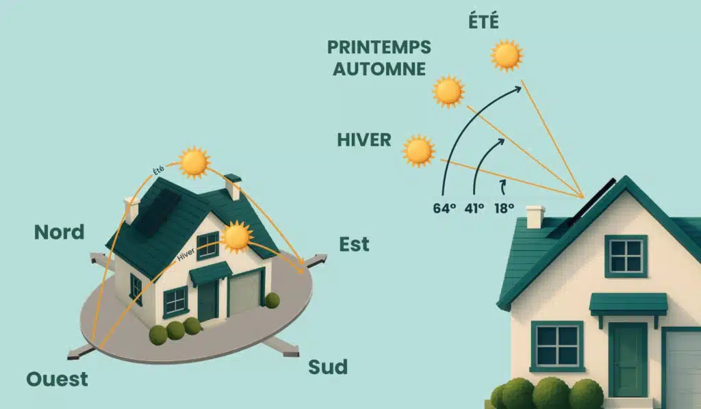 Orientation panneaux  solaires